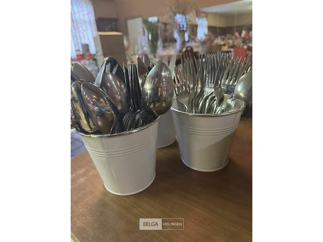 Partij messen lepels en vorken - afbeelding 3 van  6