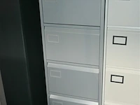 Partij metalen dossierkasten met 4 laden - afbeelding 3 van  7