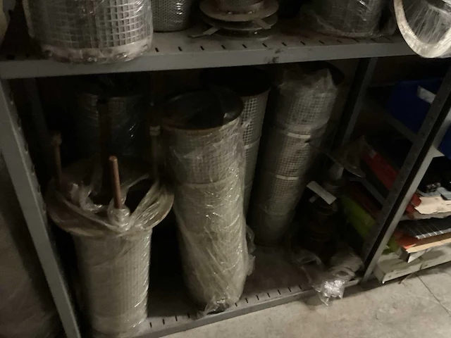 Partij metalen filterelementen - afbeelding 4 van  7