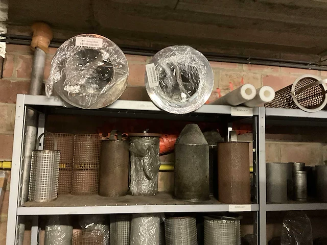 Partij metalen filterelementen - afbeelding 7 van  7