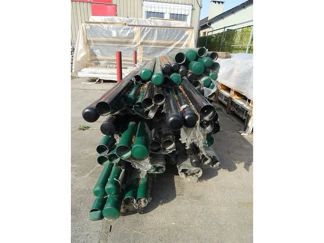 Partij metalen poortpalen - afbeelding 2 van  4
