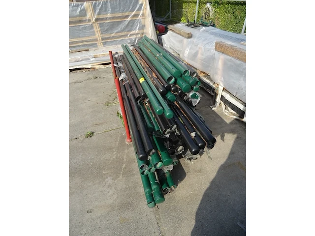 Partij metalen poortpalen - afbeelding 3 van  4