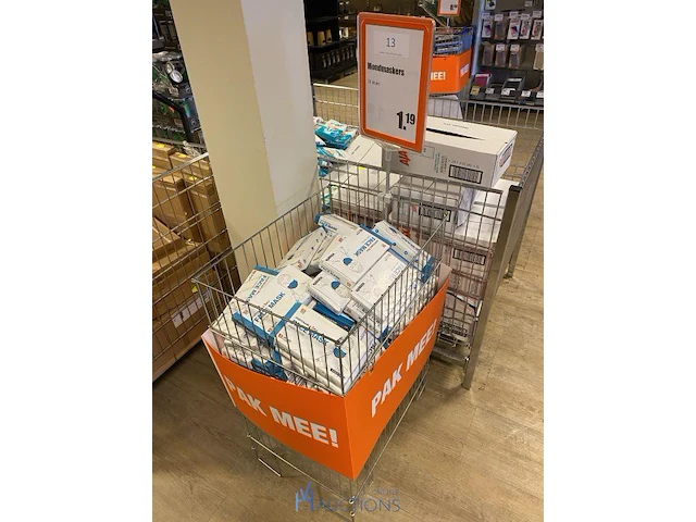 Partij mondmaskers layers - afbeelding 1 van  3