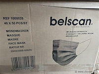 Partij mondmaskers, (zonder pallet) - afbeelding 2 van  2