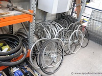 Partij nieuwe fietsonderdelen wo helmen, sloten, velgen enz - afbeelding 13 van  18