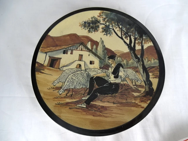Partij oude collectie borden - afbeelding 11 van  12