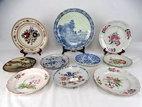 Partij oude collectie borden - afbeelding 1 van  12