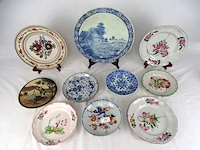 Partij oude collectie borden - afbeelding 2 van  12