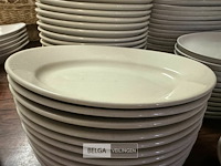 Partij ovalen borden ± 70 stuks - afbeelding 2 van  8