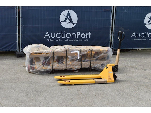 Partij palletwagens 2500kg geel nieuw - afbeelding 1 van  1
