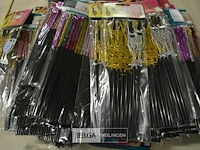 Partij plastic rietjes en tonic stampers - afbeelding 3 van  4