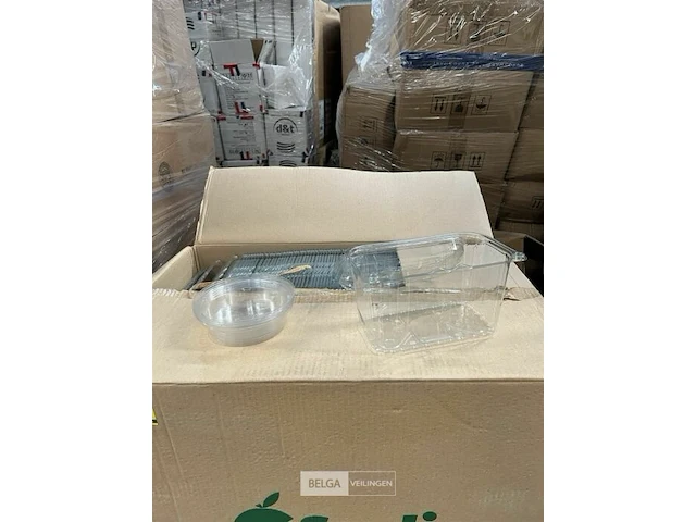 Partij plastic verpakkingen - afbeelding 1 van  4