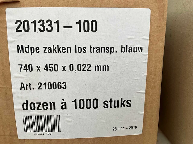 Partij plastic zakken - afbeelding 2 van  2