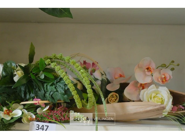 Partij plastieken bloemen - afbeelding 4 van  6