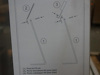 Partij plexi onderstel - afbeelding 2 van  5