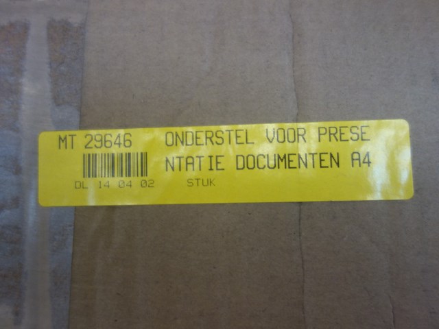 Partij plexi onderstel - afbeelding 4 van  5