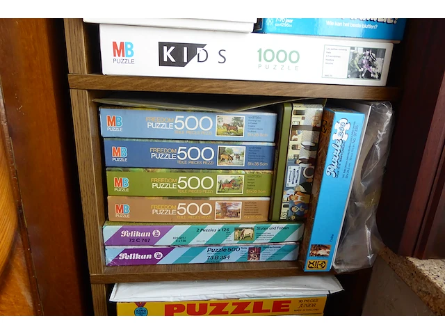 Partij puzzels en gezelschapsspelen - afbeelding 5 van  6
