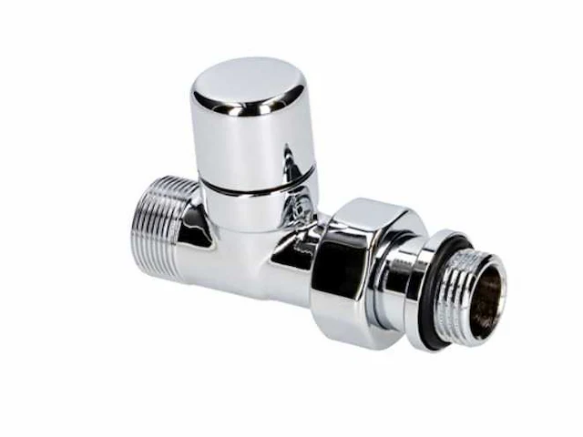Partij radiator voetventiel chroom 1/2" x 15mm recht (673x) - afbeelding 5 van  6