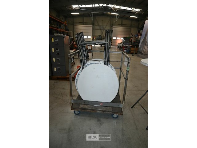 Partij receptietafels + kar - afbeelding 2 van  6