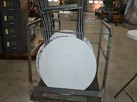 Partij receptietafels + kar - afbeelding 2 van  6