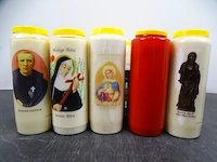 Partij religieuze kaarsen - afbeelding 2 van  3