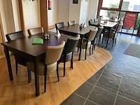 Partij restaurant stoelen en tafels - afbeelding 1 van  5