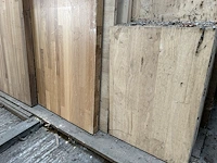 Partij resten rubberwood panelen diverse afmetingen - afbeelding 3 van  3
