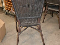 Partij rieten terrasstoelen - afbeelding 5 van  5