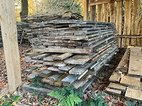 Partij rustieke massief eiken planken - afbeelding 2 van  6