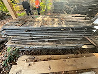 Partij rustieke massief eiken planken - afbeelding 3 van  6