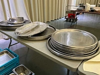 Partij rvs dienbladen - afbeelding 1 van  4