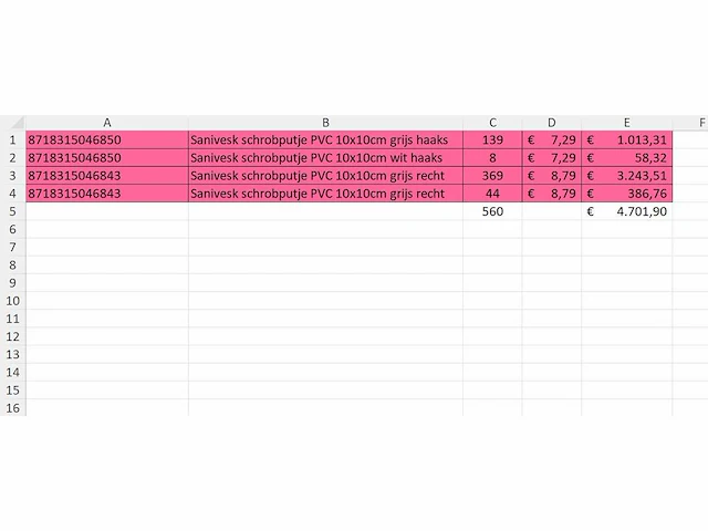 Partij sanivesk afvoerputjes/doucheput/afvoer pvc grijs en wit 4 modellen (560x) - afbeelding 3 van  11