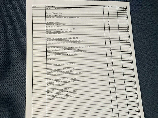 Partij schoonmaakmaterialen - afbeelding 5 van  5