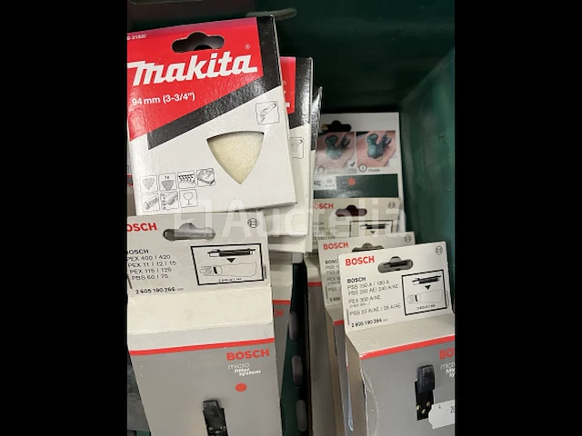 Partij schuurmiddelen makita en bosch - afbeelding 4 van  6