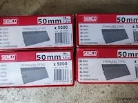 Partij senco brads 50mm 18ga 1,2mm, 20 000 stuks