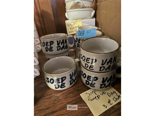 Partij soepkommen - afbeelding 1 van  3