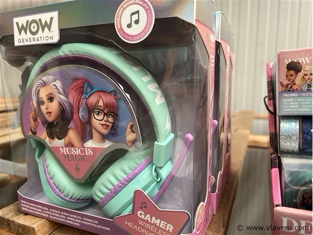 Partij speelgoed, wo. 4 headphones en decobanden - afbeelding 2 van  3