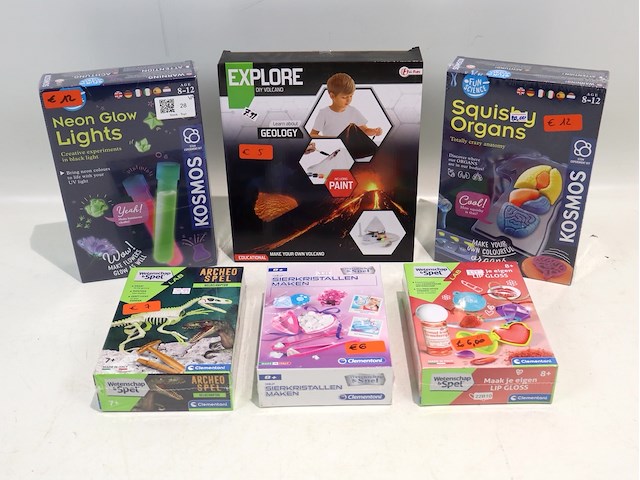 Partij spel en wetenschap (x6) - afbeelding 1 van  6