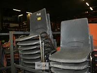 Partij stapelstoelen + kar - afbeelding 4 van  7