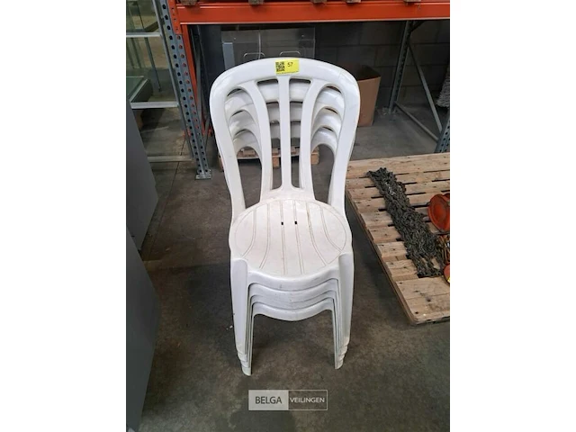 Partij stapelstoelen - afbeelding 1 van  5