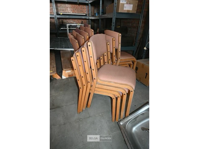 Partij stapelstoelen - afbeelding 2 van  4