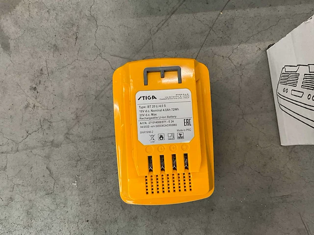 Partij stiga accu tuingereedschap 20 v - afbeelding 15 van  22