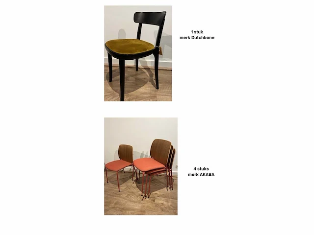 Partij stoelen dutchbone, zuiver en akaba. - afbeelding 9 van  10