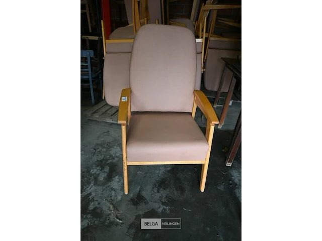 Partij stoelen met armleuning - afbeelding 4 van  7