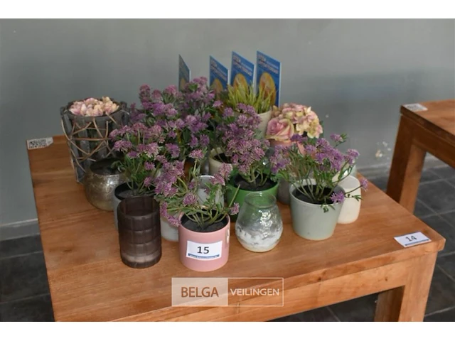 Partij tafel decoratie divers - afbeelding 1 van  2