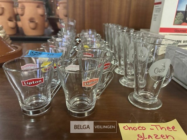 Partij thee glazen - afbeelding 3 van  5