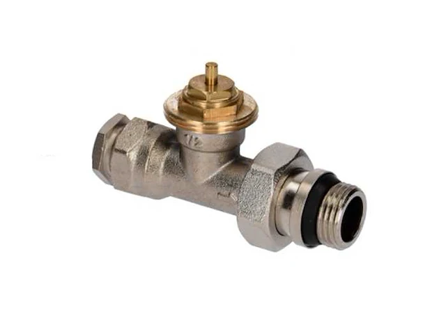 Partij thermostatische radiatorkraan recht 15 mm x 1/2" buitendraads (268x) - afbeelding 3 van  4