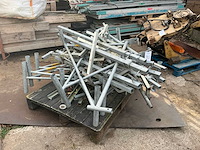 Partij valbeveiliging gegalvaniseerde steunen - afbeelding 3 van  3