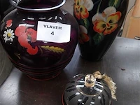 Partij vazen in glas