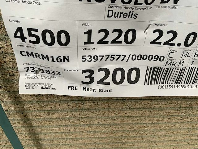Partij vezelplaten - afbeelding 5 van  6